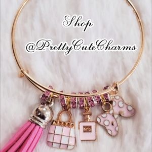 Pink Charm Bracelet